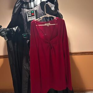 Maurices Red Long Sleeve Top